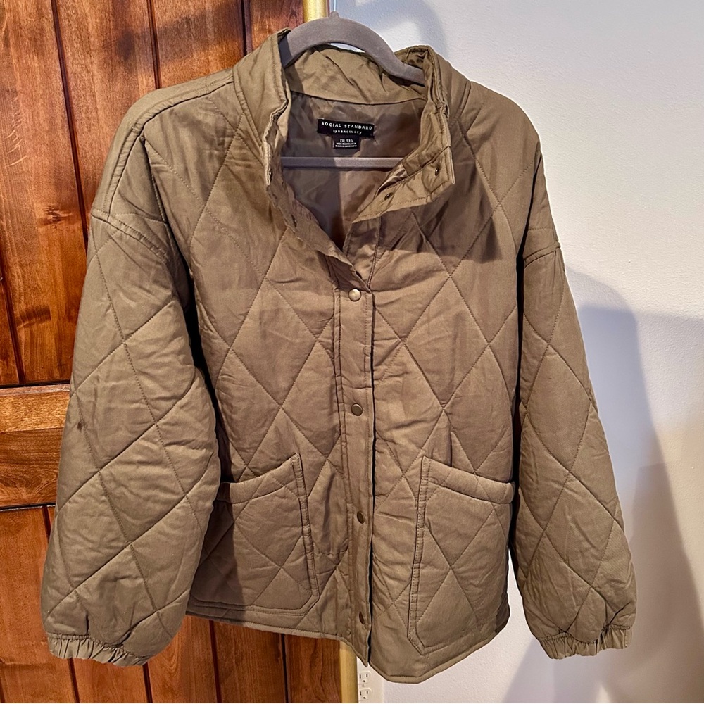 Social Standard by Sanctuary Quilted Twill Jacket